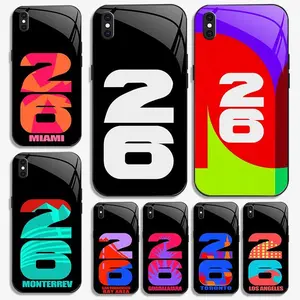 2026 Soccer Fan Host City Phone Case — Bold, Sporty Pride Design (Miami/LA/Atlanta), Compatible with iPhone XS Max — 975
