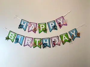 MONSTERS I N C BIRTHDAY BANNER