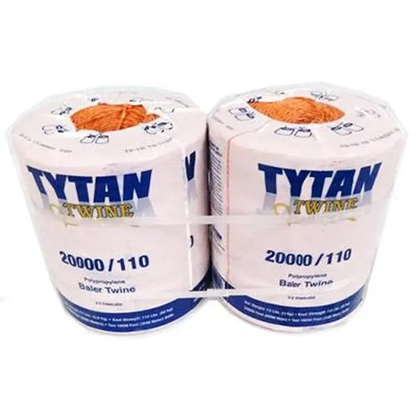212 MAIN Polypropylene Baler Twine, Tytan International PBT20110TONBP Orange, 2 Spools (10000 ft Each, 20000ft Total) for Office Binder Accessories, 20,000Ft Total