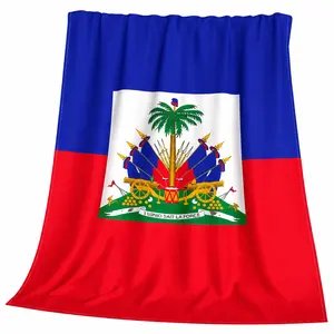 Haiti National Big Flag Proud & Bold Show Your Haitian Pride Flag For Home & Outdoor Use High-Quality Material Durable And Long-Lasting