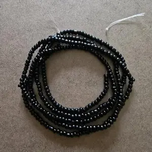 The Onyx Waistbead comes on a 45 inch strand measure and tie strand