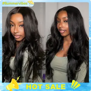 Butterfly Cut Layered Yaki Body Wigs 9x6 T Part Lace Front Human Hair Wigs Deep Part Glueless Wigs With Bleached Knots #Summervibes