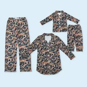 Camouflage family pajama set