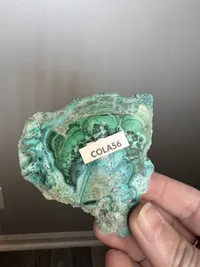 Chrysocolla and Malachite Slabs - Congo