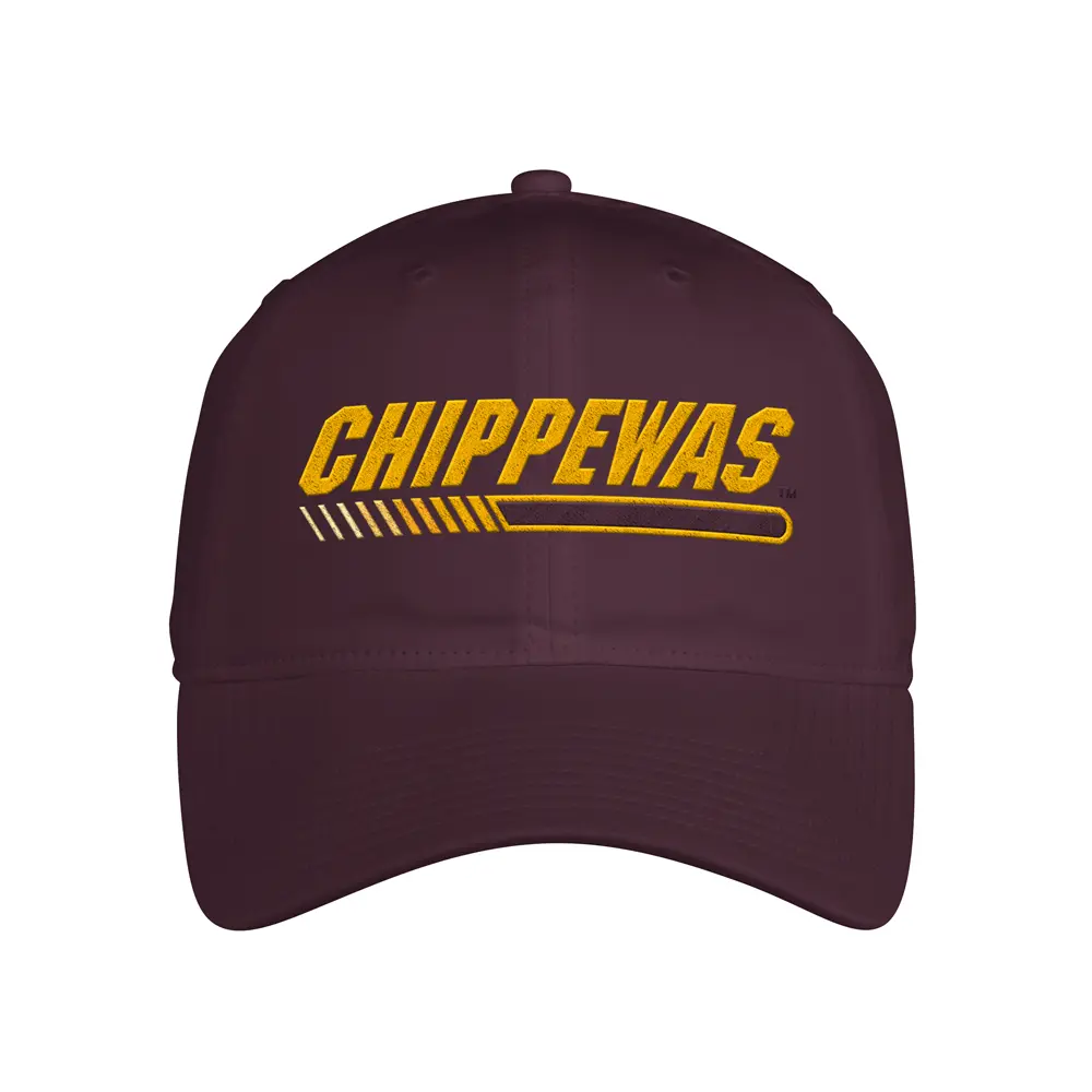 adidas Mens Central Michigan Chippewas Adjustable Cap  - Red