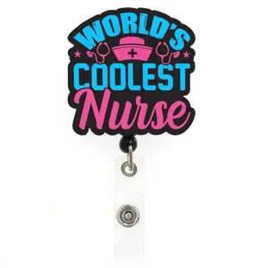 Nurse Badge Reel Retractable (World's coolest nurse)