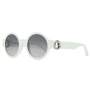 Moncler Atriom Round Sunglasses ML0243 21C White 51mm