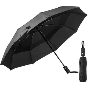 Windproof Travel Umbrella, Automatic Umbrellas for Rain, Compact Umbrella, Travel Umbrella Compact, Windproof Umbrella