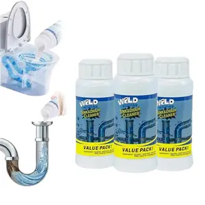 Effective for Kitchen & Bathroom Pipes, Powerful Drain Cleaner, Dissolves over 200 Blockages, Kills 99% Bacteria, Essential Home Use