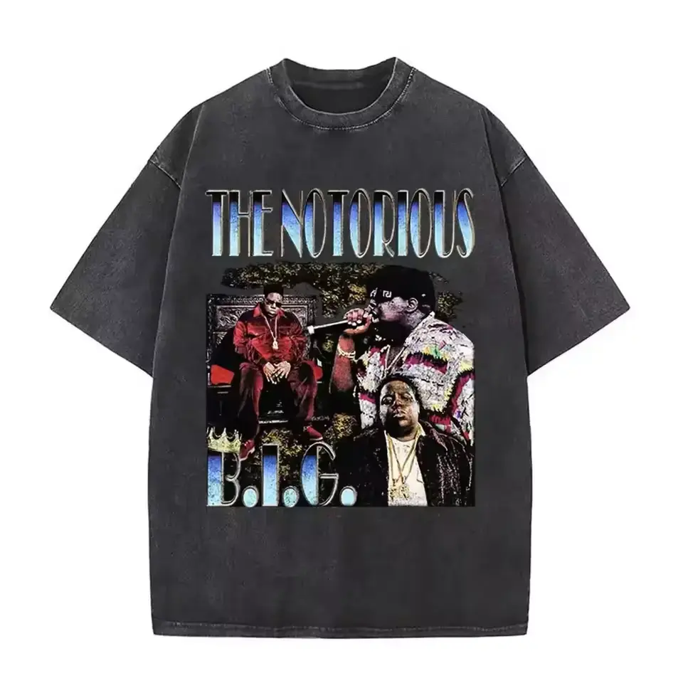 The Notorious B.I.G. Tee, Biggie Smalls Shirt, 90s Rap Graphic T-Shirt, Hip Hop Fan Gift