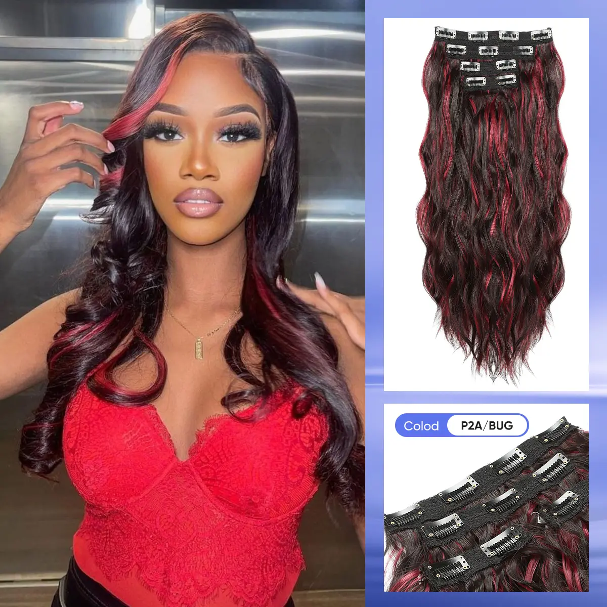 6A/118 Dark brown Burgundy Mixed