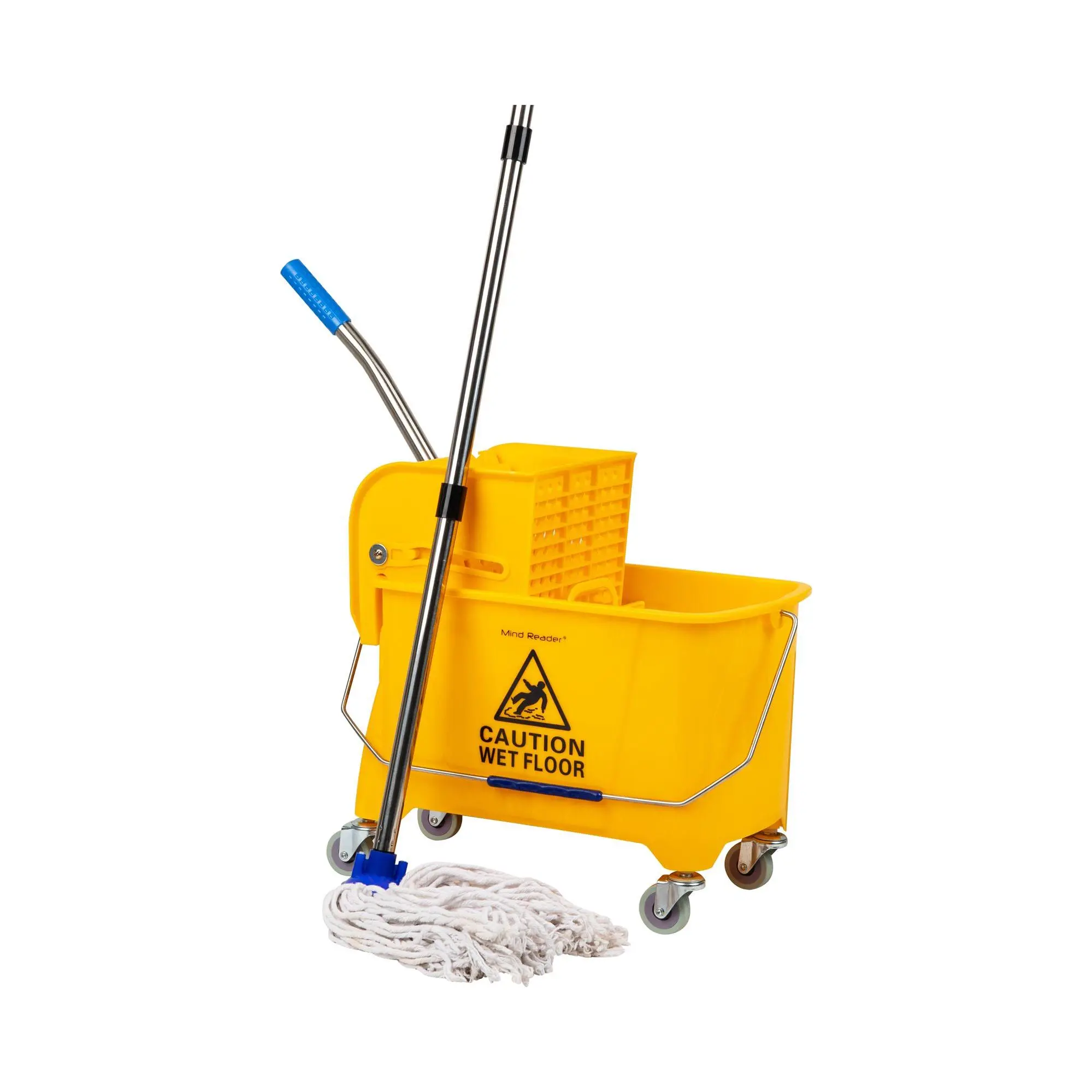 Mind Reader Bucket with Wringer and Mop Set