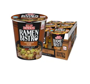 Nissin Cup Noodle Ramen Bistro, Japanese Miso, 3.1 Ounce (Pack of 6)