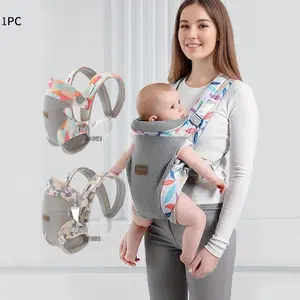 Multifunctional Baby Carrier, 4-In-1 Infant Sling, Portable Hip Seat, Easy to Use, Perfect Gift for Moms, Hands-Free Design
