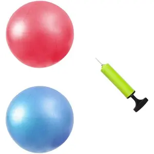 Fitness Exercise Ball Kit with Hand Pump for Yoga, Pilates, Body Balance, Core Training and Stability, 8"