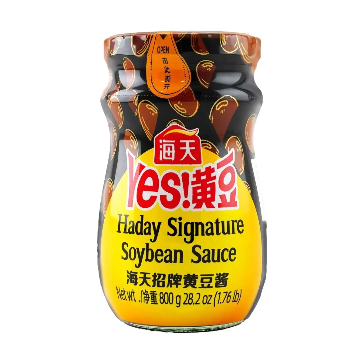 HAITIAN Brand Fermented Soybean Paste (Huang Dou Jiang) - 800g Jar | Authentic Chinese Seasoning for Cooking & Marinades