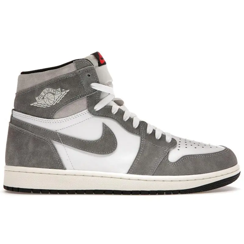 Jordan Men's 1 Retro High OG Washed Black Basketball Shoes, from StockX