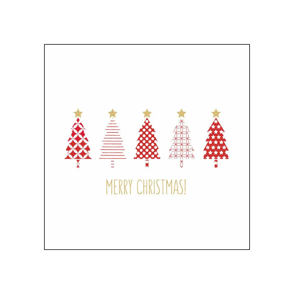 Tree Parade • Beverage Napkins