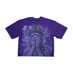 WH-610-11117 - Weeping Liberty Cropped Graphic T-Shirt