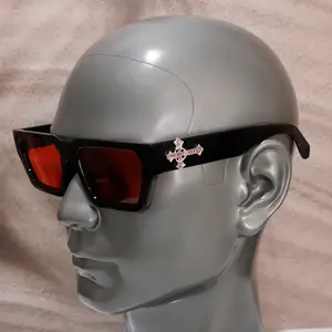 Integrated Design Fashion Glasses - TikToK Internet Celebrity Style, Nightclub and Street Fashion