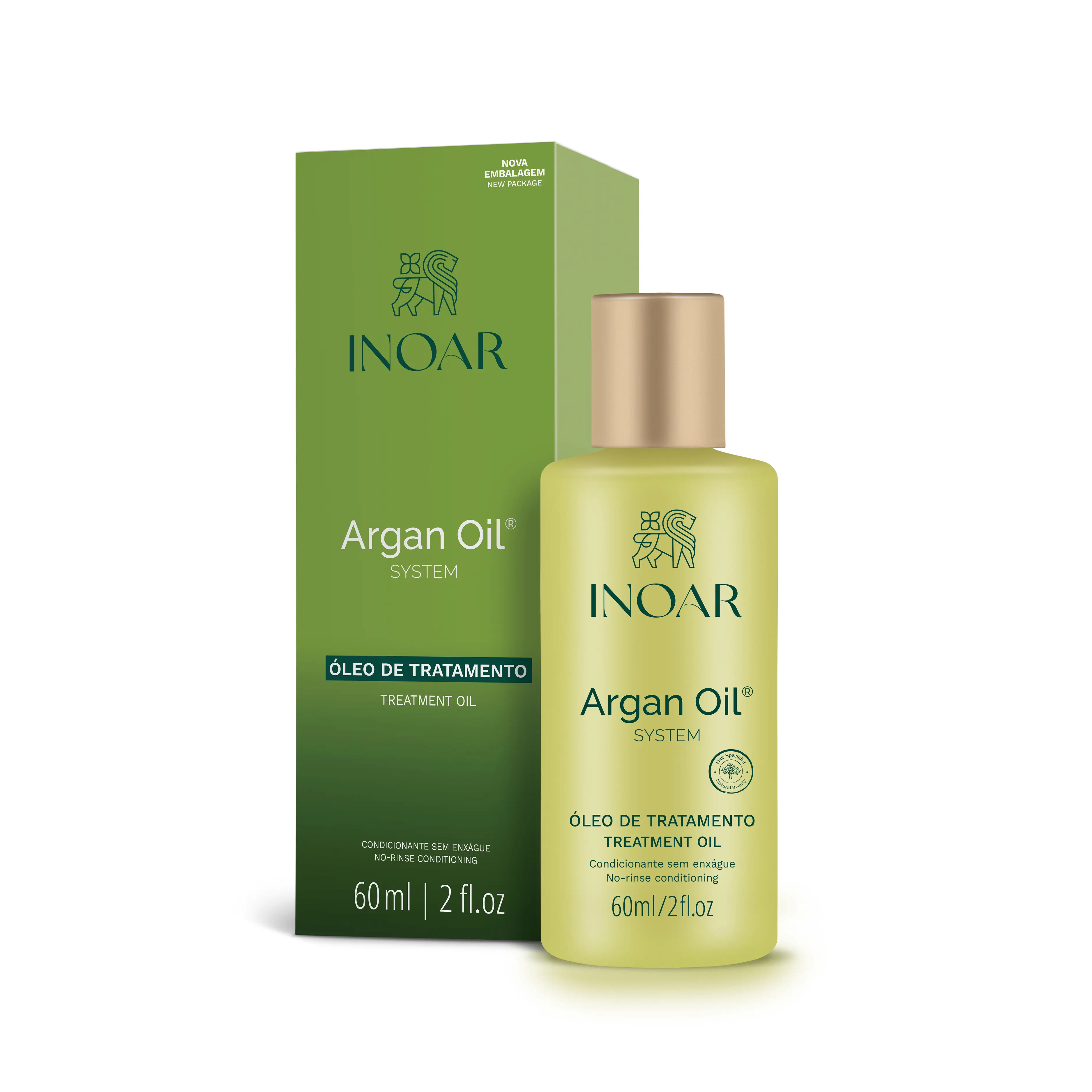 INOAR Argan Oil Hair Treatment – Frizz Control, Shine & Smooth Hair Serum