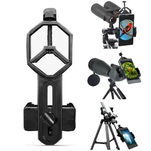 Universal Phone Adapter Stand for Astronomical Telescopes, Binoculars, Microscopes, Ideal for Hiking, Bird Watching, Stargazing, Phone Mount