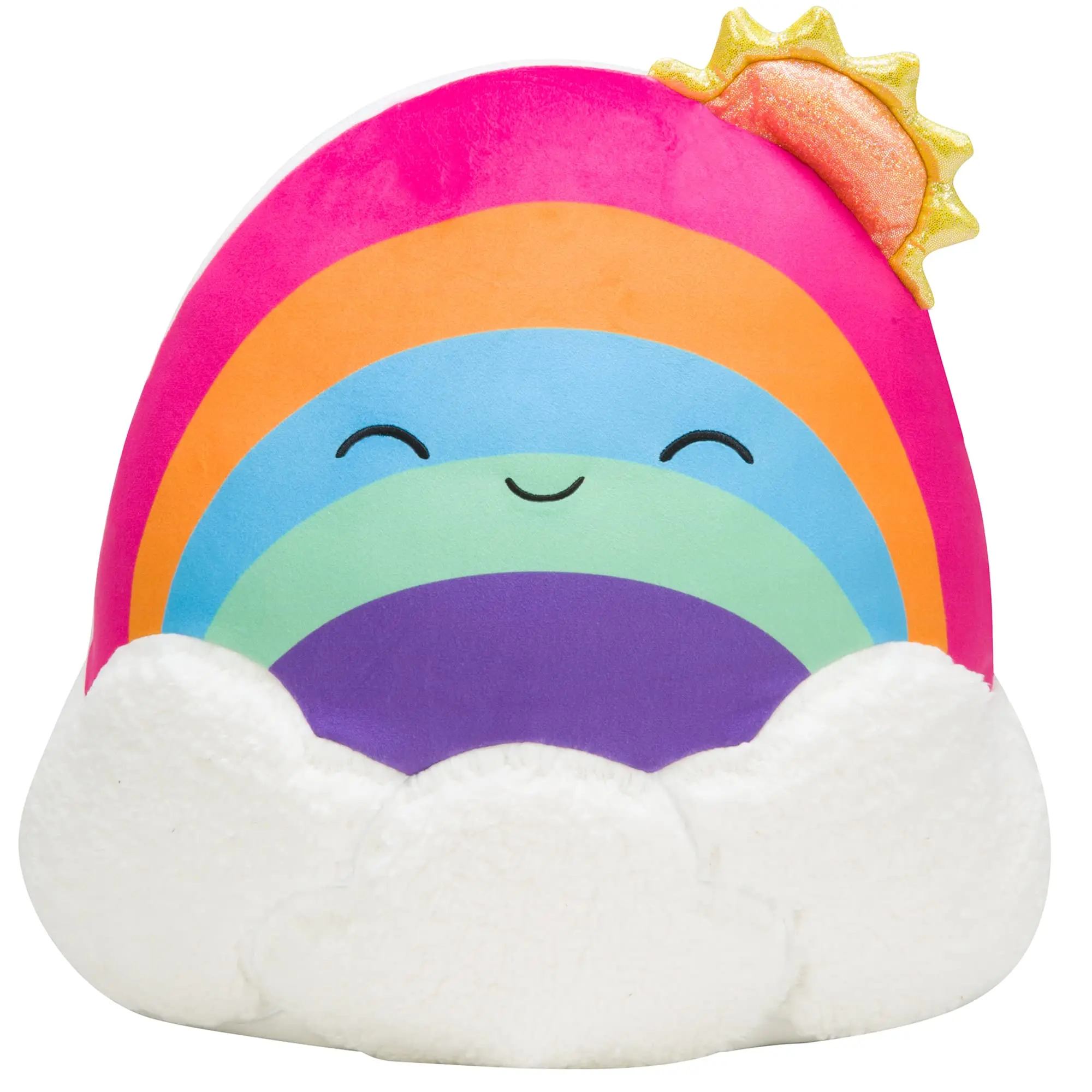 7.87-Inch Sunshine Rainbow with Clouds Kelly Toy Plush, Large Ultrasoft Collectible Doll, High-Quality Materials for Fun Squishmallows Squad Growth, Grow Your Squishmallows Squad
