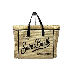 The Saint Barth Tote - Available in 2 Styles - Classic Straw Beach Fashion Bag