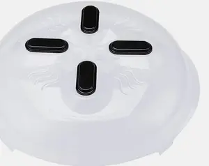 Magnetic Microwave Anti Splatter Cover Plate Guard Lid With Steam Vent