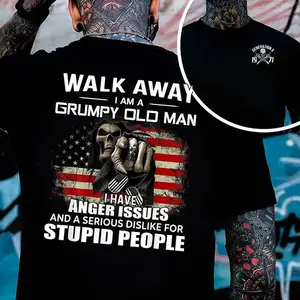 Custom Year Badass Gen X T-shirt, 100% Cotton Unisex Top, Grumpy Old Man Graphic Tee, Comfortable Womenswear, Walk Away FAFO Shirt	