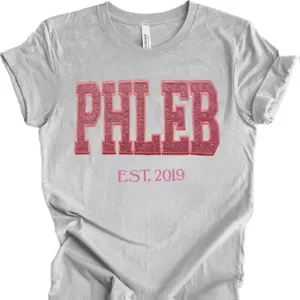 Dopeass Nurse Glitter Phlebotomy T-Shirt - Casual Faux Glitter Design in Premium 100% Cotton - Eye-Catching & Comfortable for Phlebotomy Students & Professionals - Personalization Available - Established Year Option - Top-Rated Tee