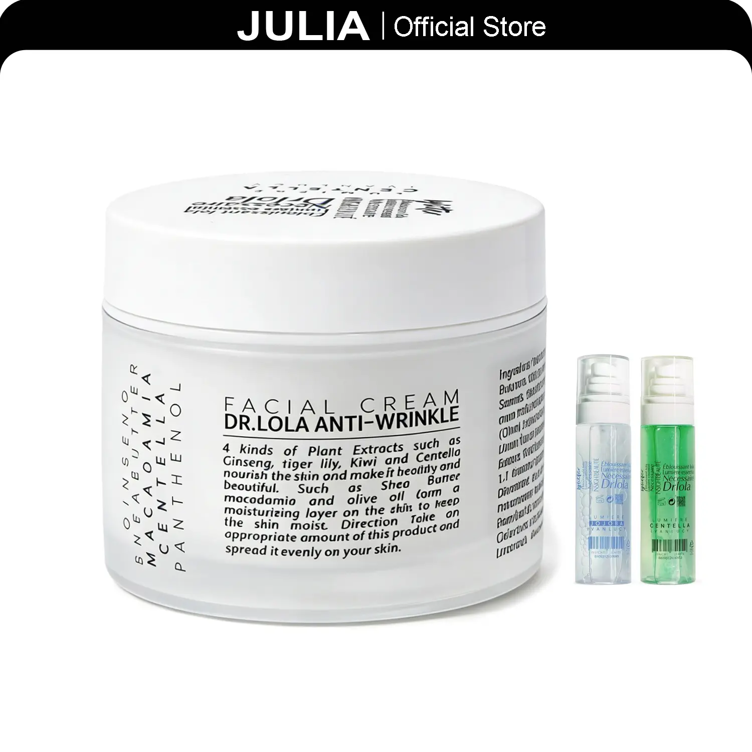 【BYULBYULSKIN】Dr.LoLa Time-Goes-Slowly Set | Red Ginseng Anti-Wrinkle Face Cream Smooth Skin | Green Toner Spray for Moisturizing | Blue Toner Spray PM for Skin Barrier RepairingSkin Barrier | Korean Skincare