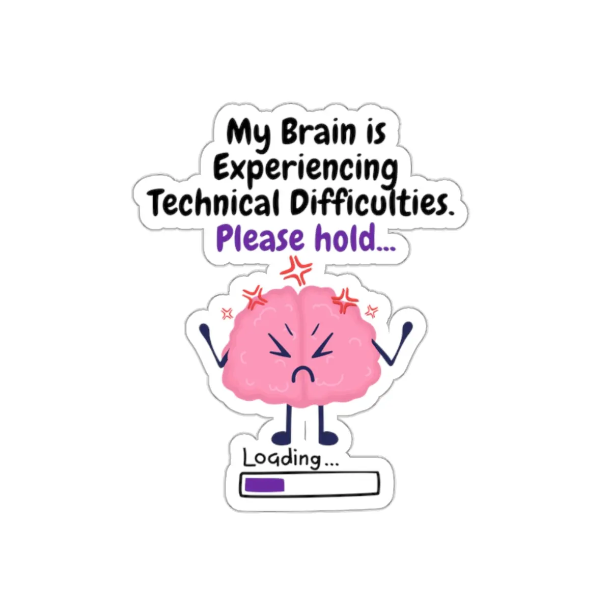 Brain Sticker | Epilepsy Awareness Stickers | Stickers For Laptops | Water Bottles Stickers | Stickers for Boxes | Wall Stickers | Notebook Seizure Awareness Stickers, Decor, Decorative Vinyl Removable Stickers