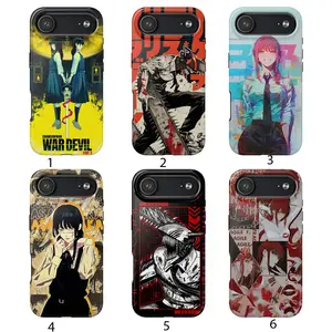 Chainsaw man anime Phone Case for iPhone For Samsung , Phone Accessories, Cute Phone Case, Fashion Case, Perfect Gift for HerHim, Phone Case for iPhone, Creative Dual Layer Case