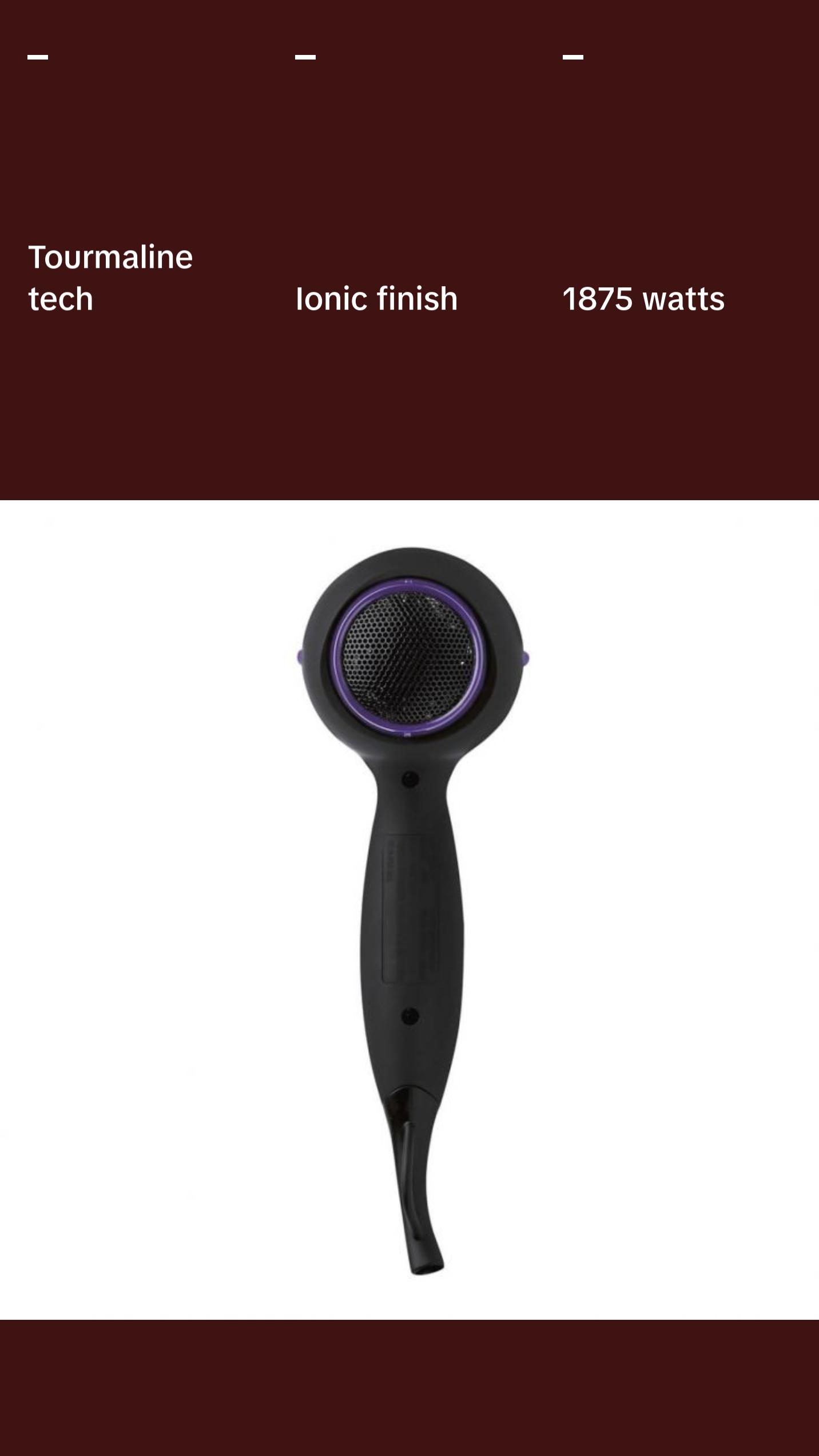 HOT TOOLS TOUR TOOLS DRY BLK