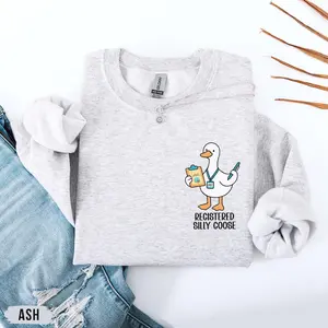 Goose RBT Sweatshirt, Funny Registered Behavior Techinician Crewneck, RBT Silly Goose Sweatshirt, RBT Gift, Behavior Tech, aba Therapy Shirt