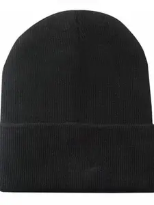 Women's Solid Color Hat, Daily Wear & Gift, Winter Essential, Simple Design, Comfortable Material, Durable Construction