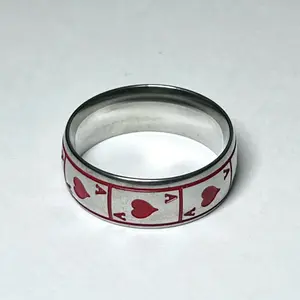 Ace Of Hearts Stainless Steel Ring - Durable and Long-Lasting