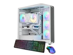 iBUYPOWER Trace Gaming PC Desktop Computer Intel Core Ultra 5 225F CPU, NVIDIA GeForce RTX 5060 8GB GPU, 16GB DDR5 RAM, 1TB NVMe SSD, Windows 11 Home, Keyboard, Mouse  White