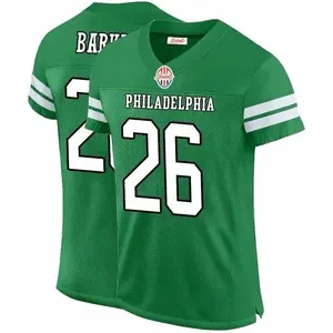 Mens Football Stitched T-Shirt for Sports Fan Green