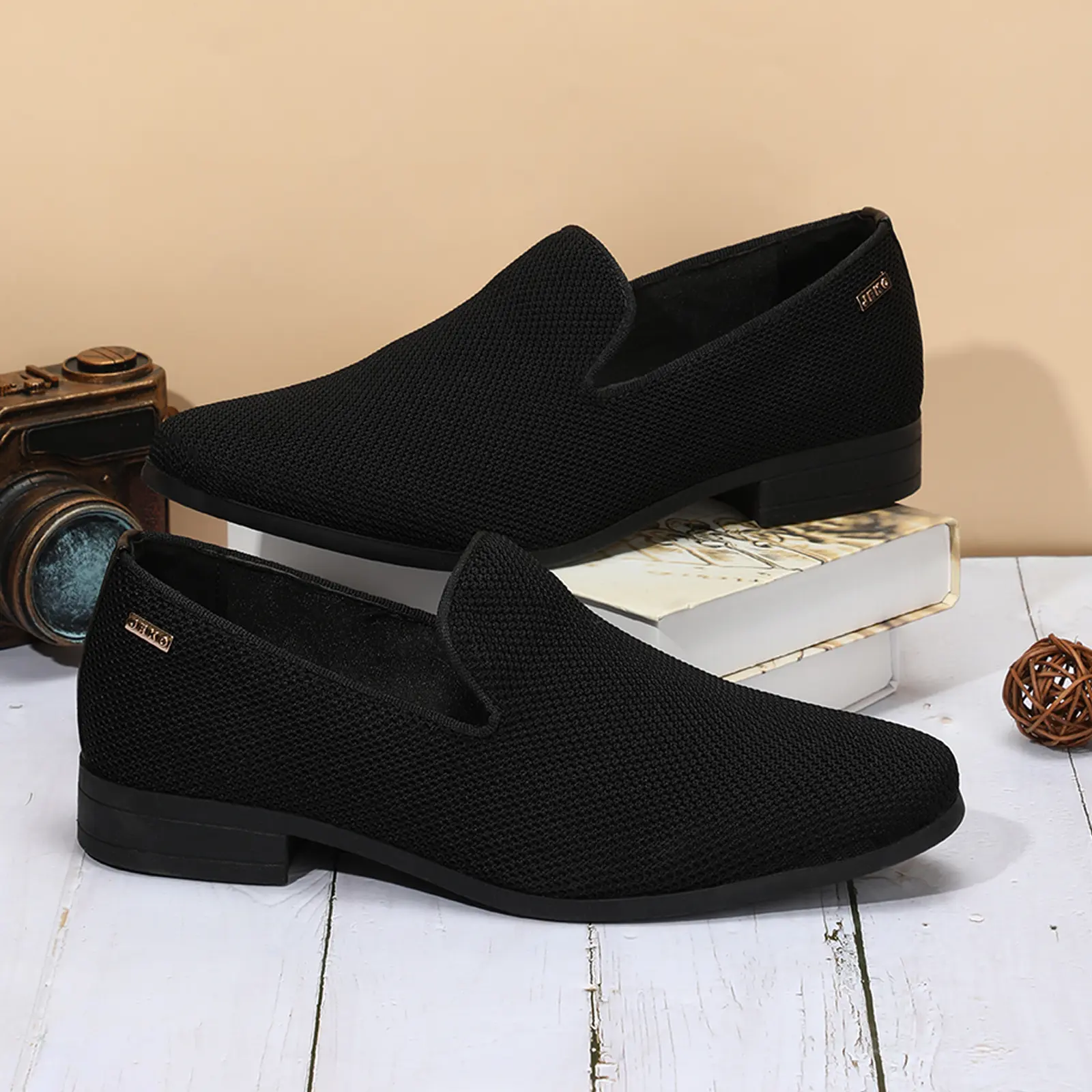 Mens Loafers Dress Shoes Slip On Driving Shoes Tuxedo Suit Shoes Flat Shoes Casual Dress Shoes