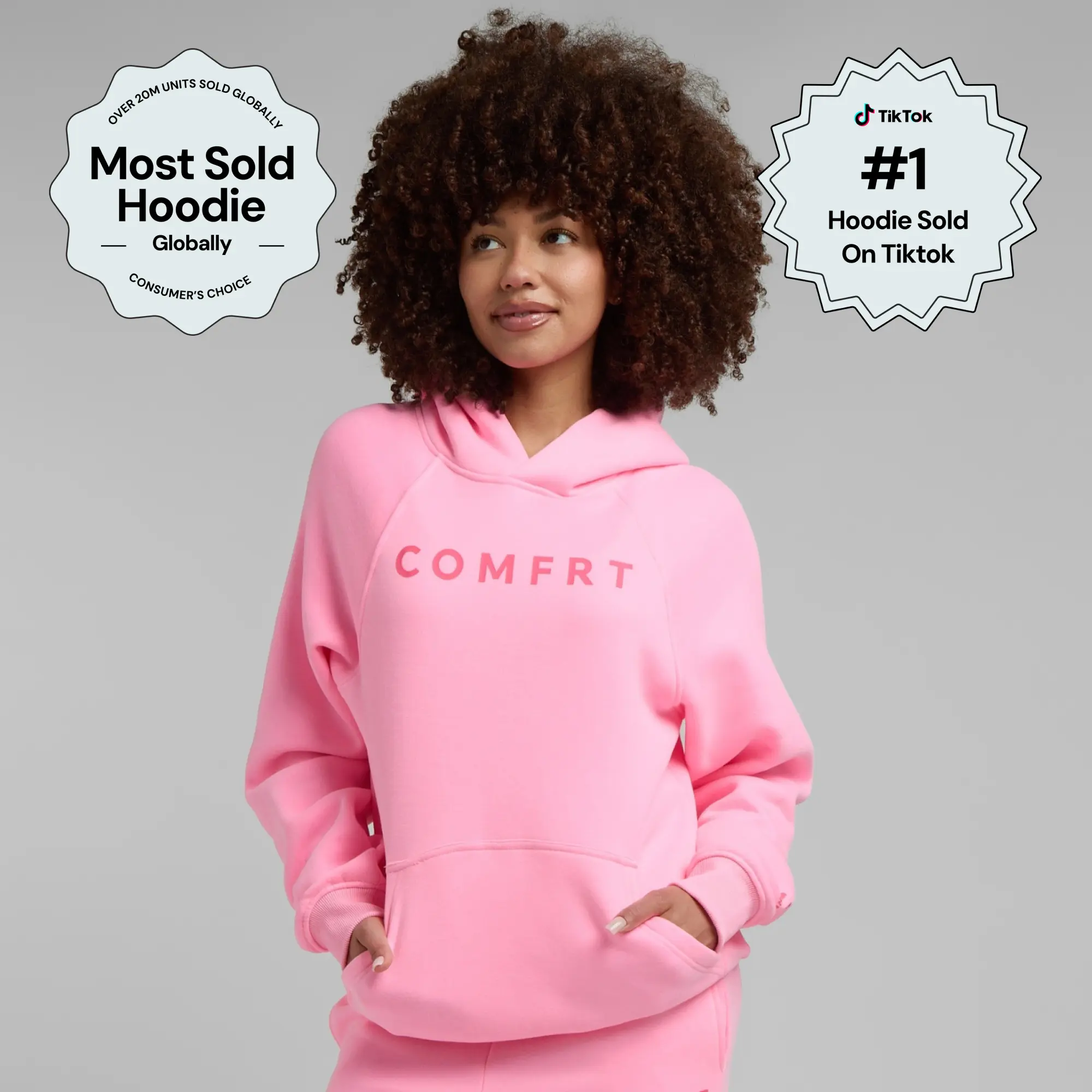Comfrt | Tranquil Hoodie | Oversized Pullover Sweatshirt Heavyweight Fleece Fabric For Men & Women