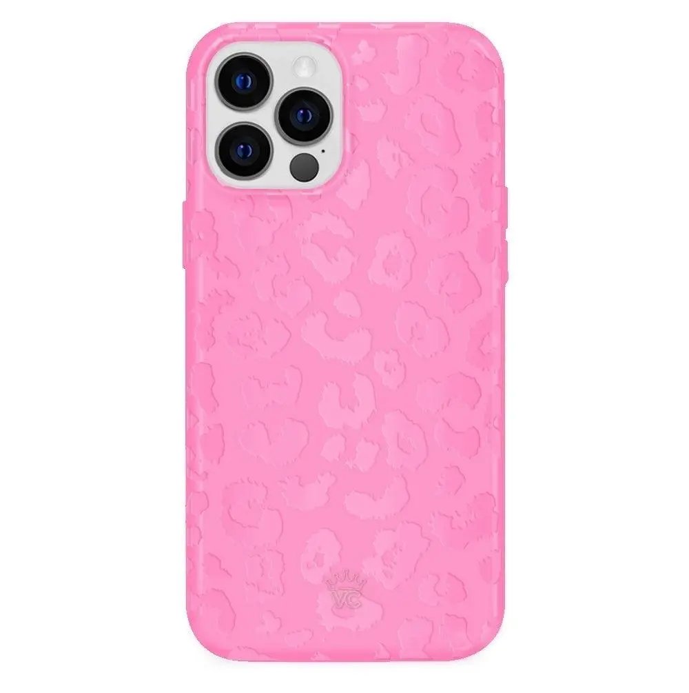 Velvet Caviar iPhone 15/14/13 MagSafe Compatible - Cute Protective Phone Cases for Women - Hot Pink Leopard