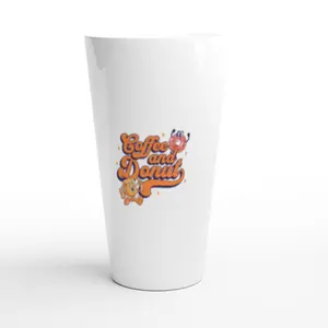 White Latte 17oz Ceramic Mug