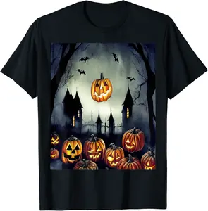 Haunted Pumpkin Patch T-Shirt - Jacobjbt Shop 67B0BNN3DH6S