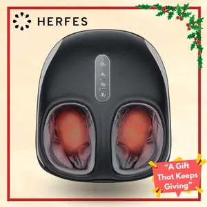 Shiatsu Foot Massager with Soothing Heat, Deep Kneading Therapy & Air Compression, Promotes Blood Circulation, Foot Comfort, Adjustable Settings For Sensitive Feet, TikTokShopStockUp