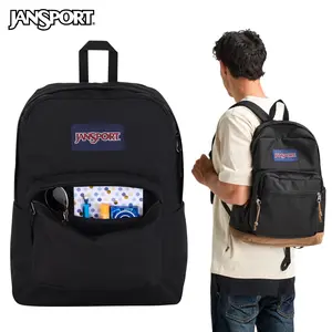 Jansport SuperBreak One Backpacks - Durable, Lightweight Bookbag with 1 Main Compartment, Front Utility Pocket with Built-in Organizer - Premium Backpack, Black