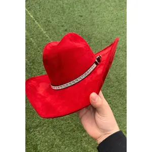 Womens Red Cowboy Hat Womens Red Cowboy Hat
