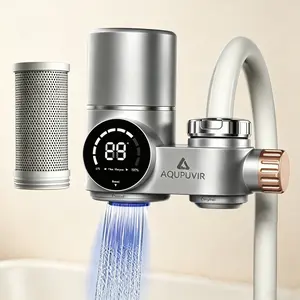 Black Friday Deals 2026, Faucet Mounted Water Filter,LED Sink Filter with 1 Cartridge, Tap Water Filterfor Standard Faucets, Modern Household KitchenAppliances. Home.LED Display Sink Water Filter