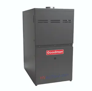 Goodman 100,000 BTU 80% AFUE Single Stage Gas Furnace, Downflow/Horizontal, 21″ Wide